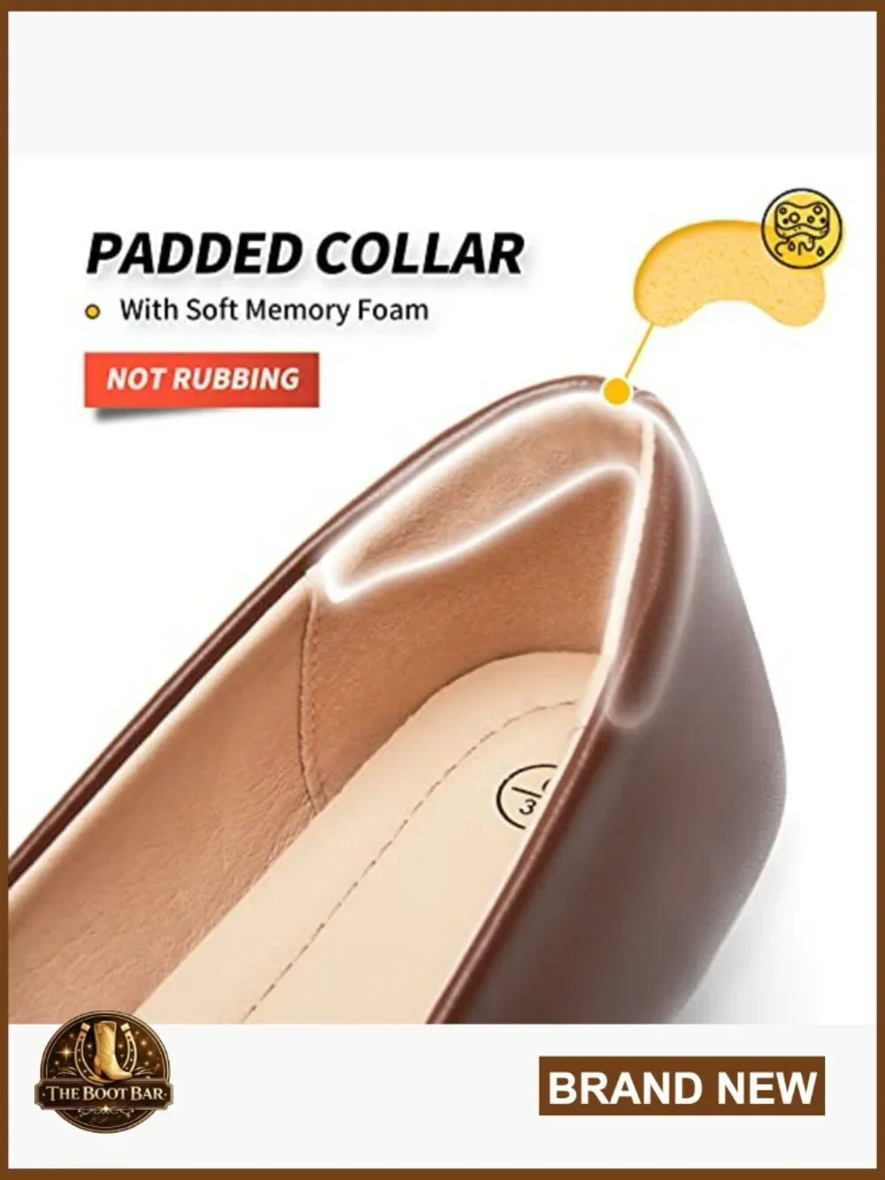 Pointed Toe Ballet Flats with Memory Foam Insole, Faux Suede, Dress Shoes